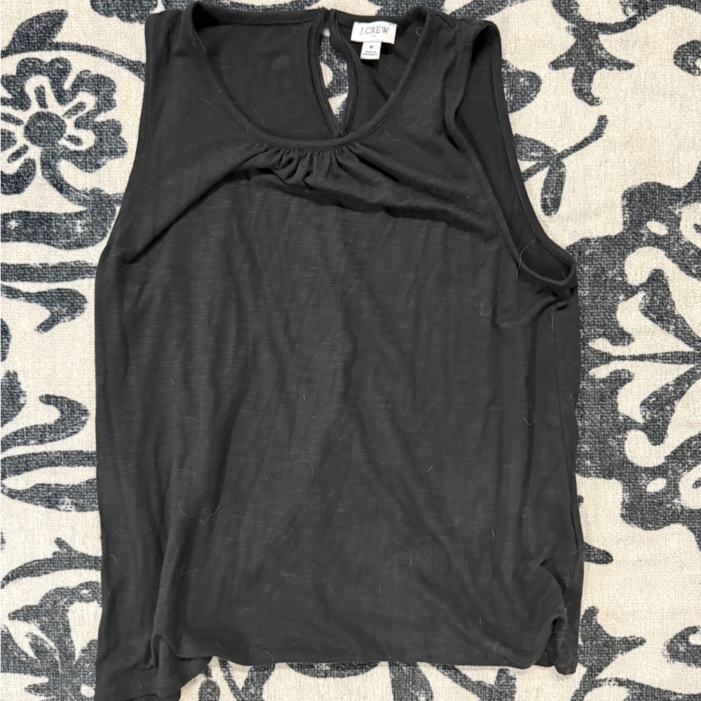 J. Crew Black Sleeveless Top